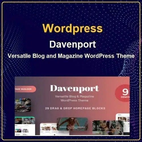 Davenport - Versatile Blog & Magazine Theme [Free license]