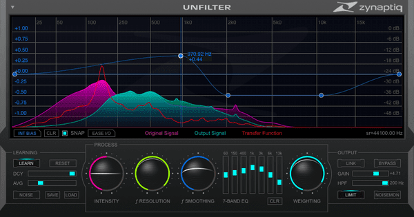 Download Zynaptiq UNFILTER 1.5.0 - VST Preactivated