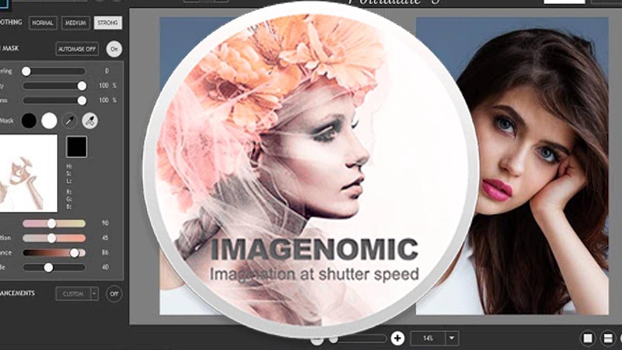 Làm mịn da trong Photoshop Lightroom Plugin Imagenomic Portraiture 3.5.4